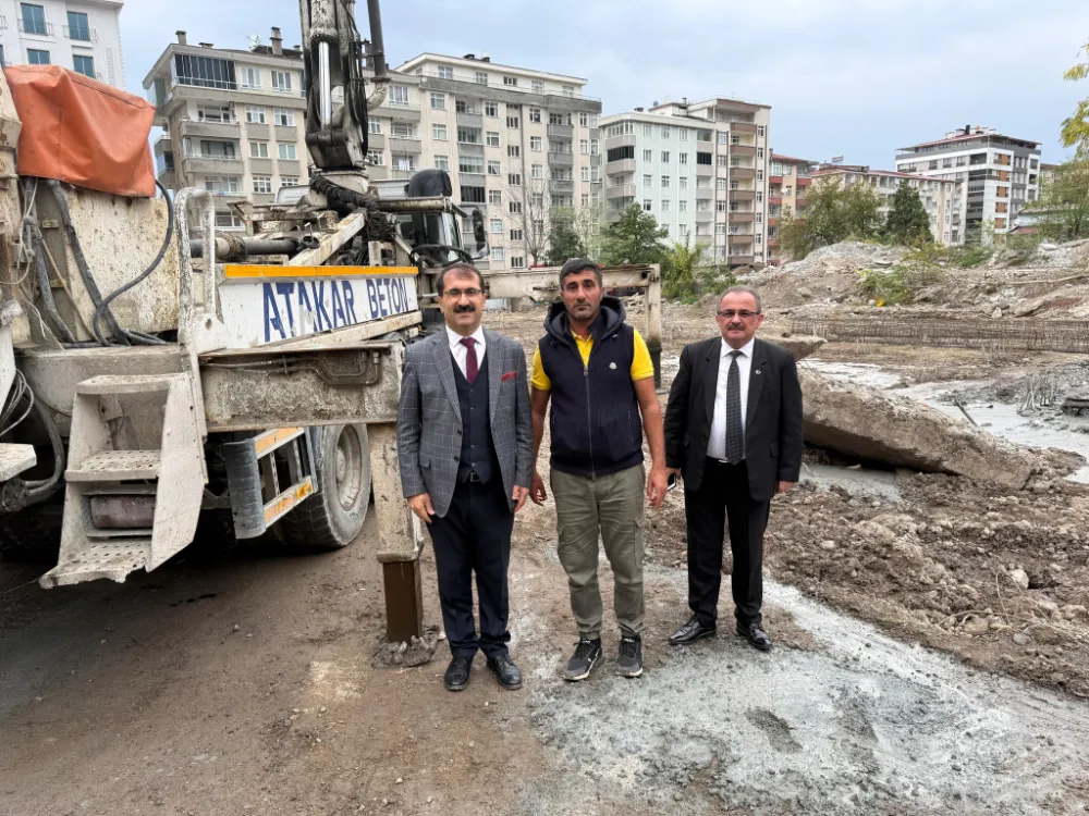 Hopa Mesleki ve Teknik Anadolu Lisesi İnşaatında İnceleme