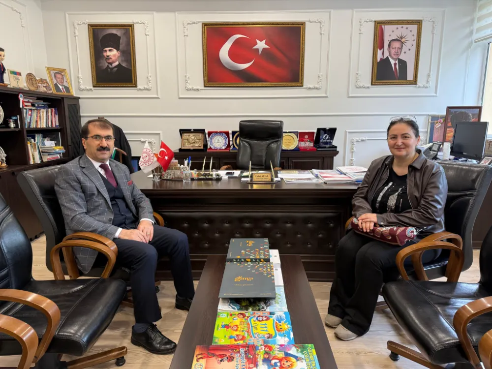 Genya Çikolata Kurucusu Hatice Can, Artvin İl Milli Eğitim Müdürü’nü Ziyaret Etti