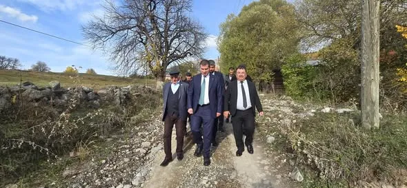 AK Parti İl Başkanı Aydemir, Şavşat Pınarlı Köyü’nde Asfalt Çalışmalarını İnceledi