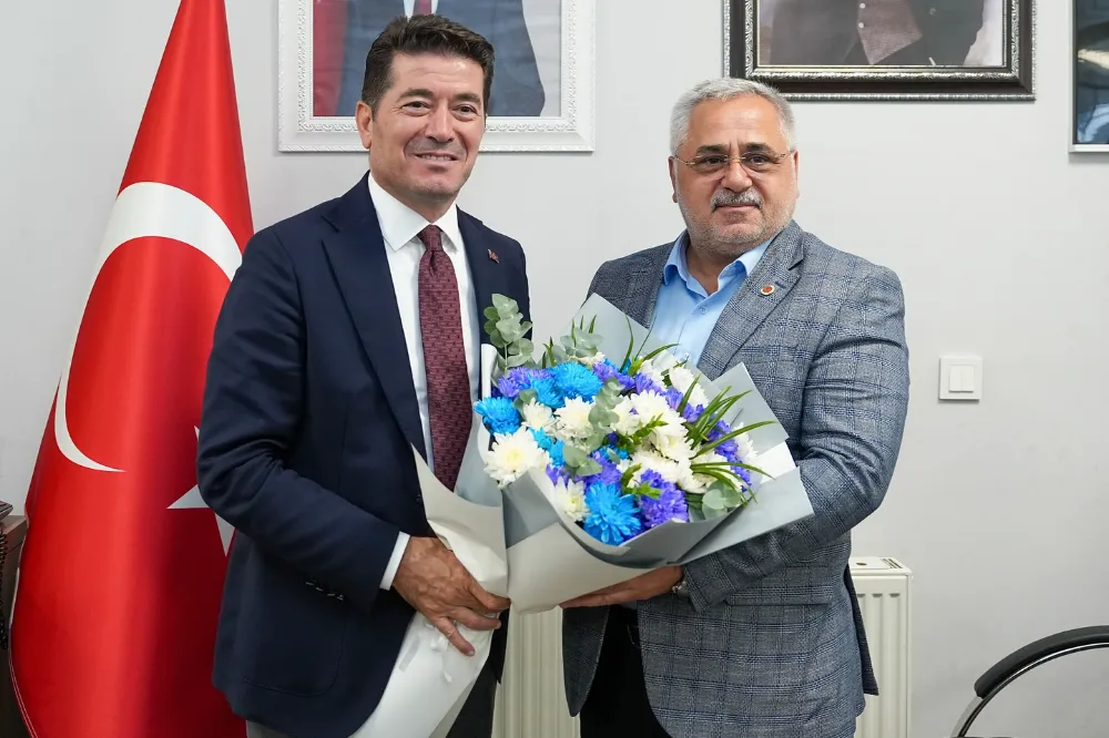 Ortahisar Muhtarlar Derneği’nin Yeni Başkanı Bekir Aktürk’e Ziyaret