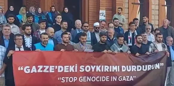 Rize’de İlk Kıblemiz Mescid-i Aksa Temalı Basın Açıklaması Düzenlendi