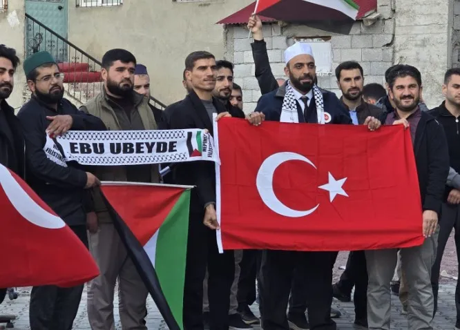 Karayazı’da Din Gönüllüleri Filistin İçin Tek Yürek Oldu
