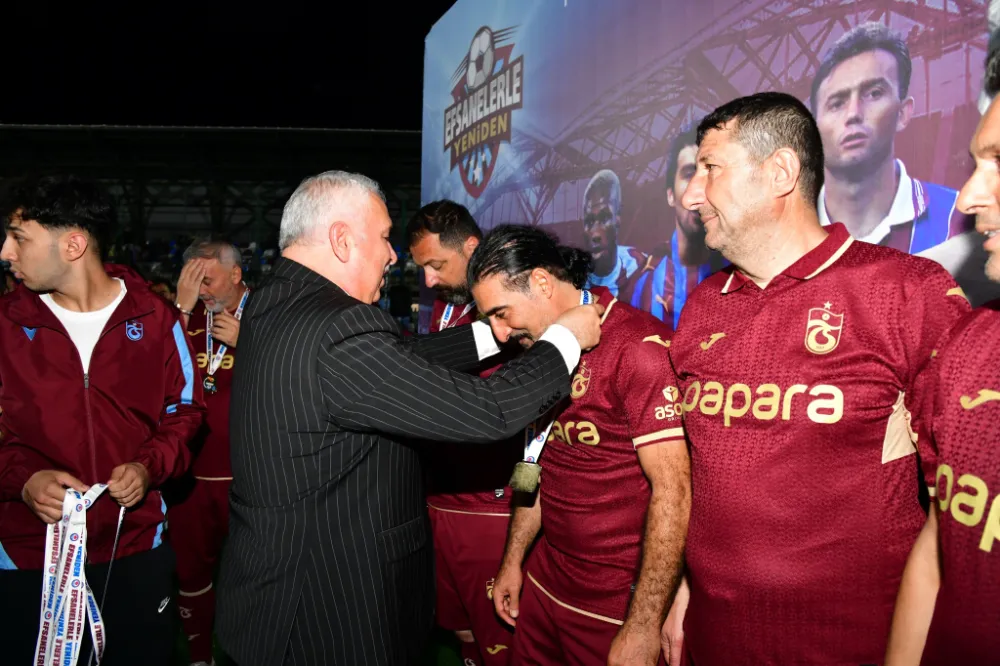 Trabzon’da Efsanelerle Yeniden Futbol Turnuvası Finali Coşkuyla Gerçekleşti