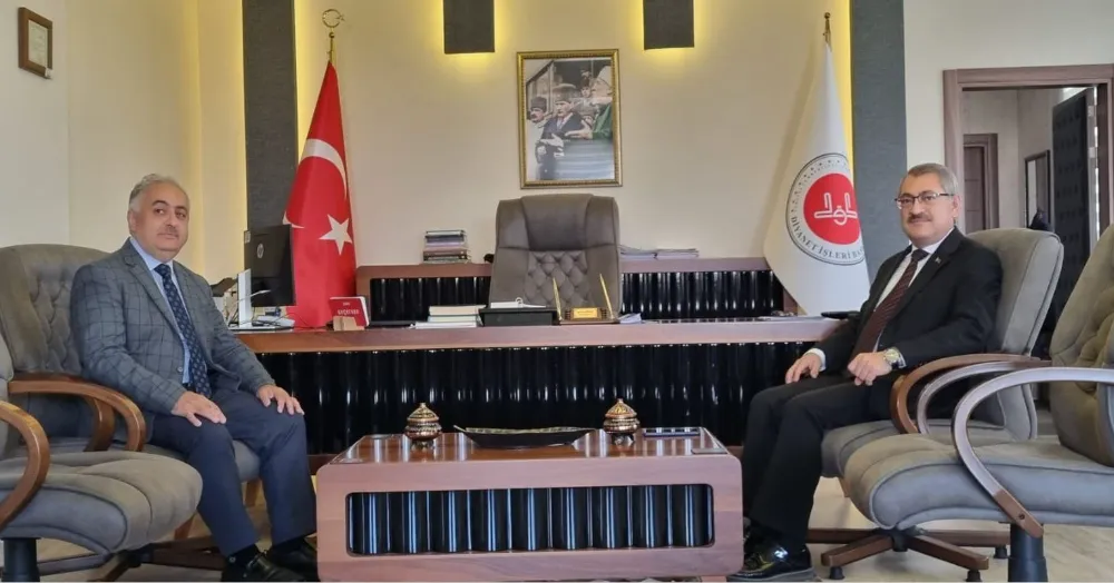 Erzurum Müftüsü Yaşar Çapçı, Palandöken İlçe Müftülüğü’nü Ziyaret Etti