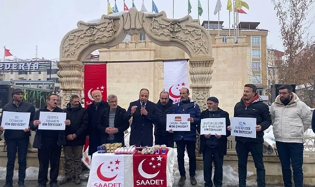 Saadet Partisi Bayburt İl Başkanı Bekmezci: “Emekli ve asgari ücretli sadaka alır hale geldi”