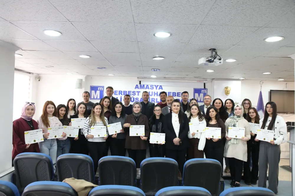 Amasya’da kadınlara yönelik dijital muhasebe eğitimi tamamlandı