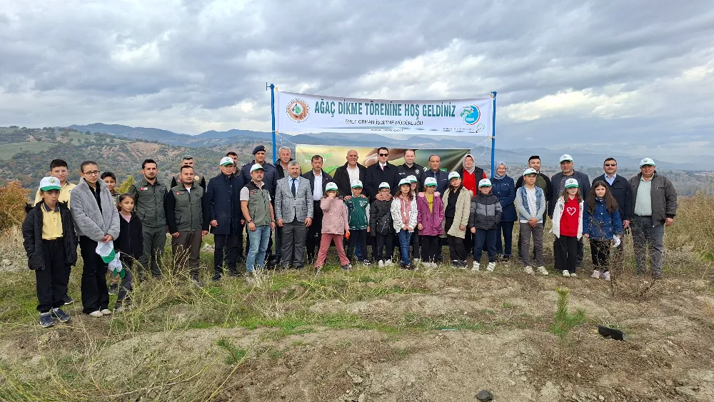 Hisarcık’ta Milli Ağaçlandırma Gününde 150 fidan toprakla buluştu