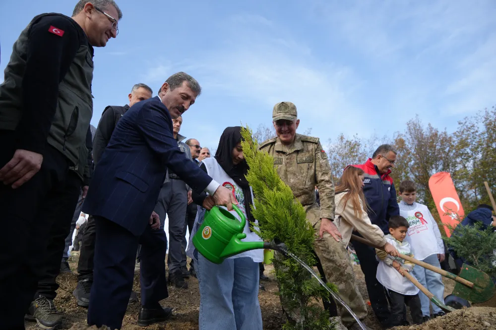 Samsun’da Milli Ağaçlandırma Günü: 37 bin 380 adet fidan toprakla buluştu