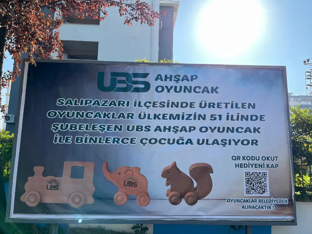 İlçede çocuklara ücretsiz QR kodla oyuncak sürprizi