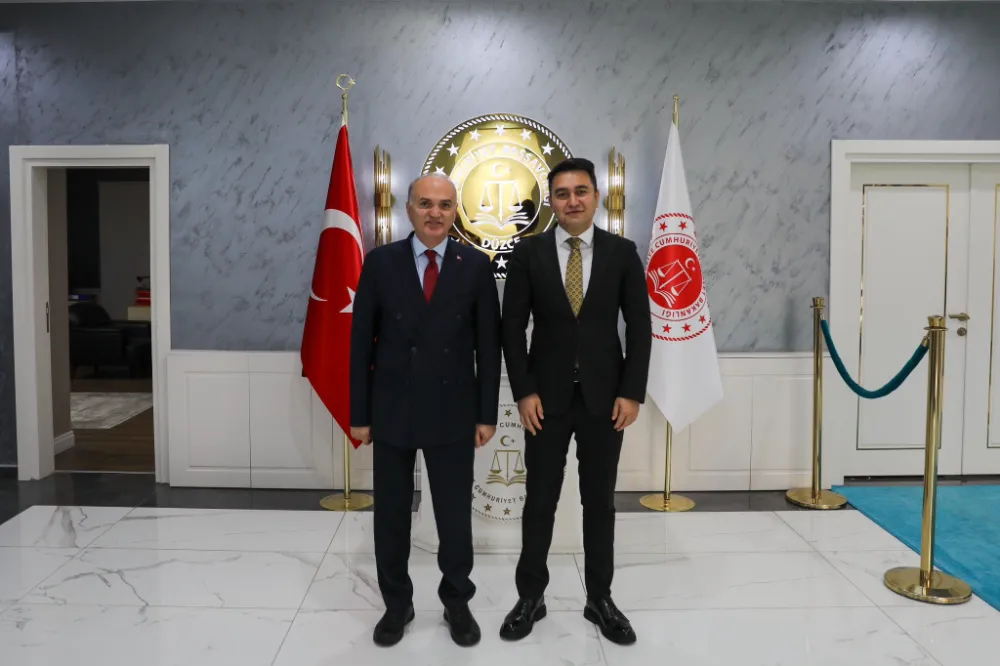 Başkan Özlü, Başsavcı Emre ile bir araya geldi