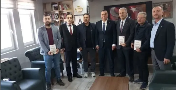 Coşkun Dilber’den İlçe Milli Eğitim Müdürü Aydın Mertayak’a Ziyaret