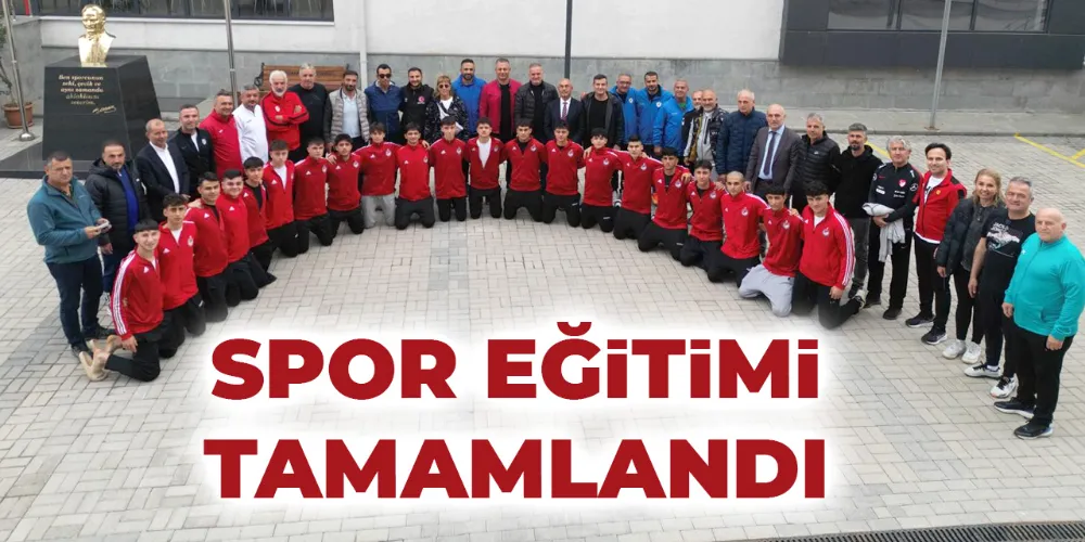 Trabzon’da Tematik Futbol Spor Liseleri Öğretmenlerine Hizmet İçi Eğitim Tamamlandı