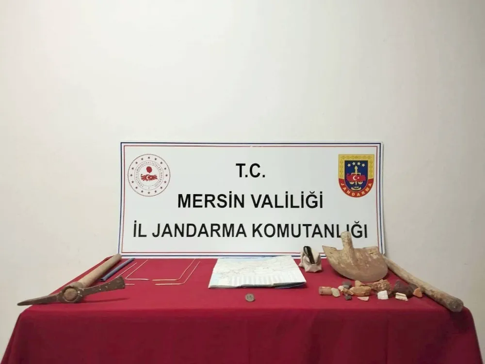 Mersin’de kaçak kazı operasyonu: 4 şüpheli yakalandı