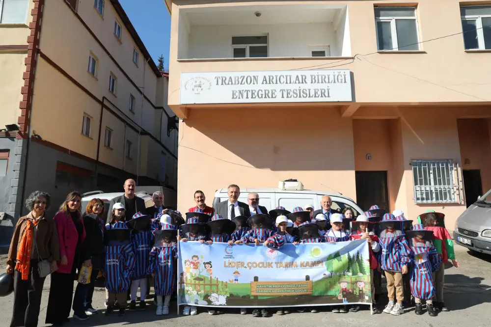 Trabzon’da “Lider Çocuk Tarım Kampı” Başladı