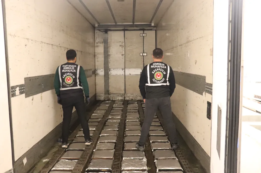 Ticaret Bakanlığı Gümrükler Muhafaza Ekiplerince 337 milyon değerinde uyuşturucu madde yakalandı