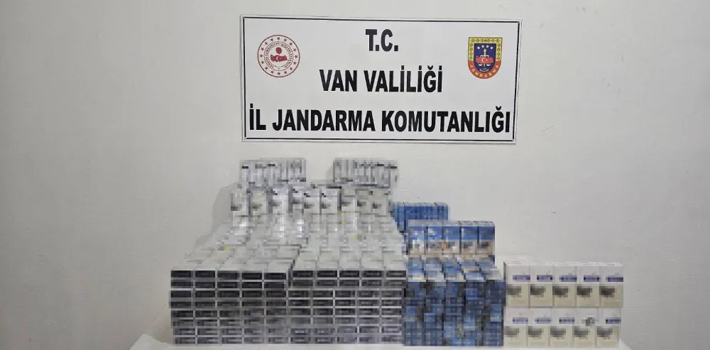 Van’da 2 bin paket kaçak sigara ele geçirildi