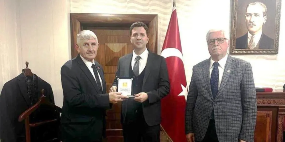 Muharip Gazilerden Kaymakamlara Nezaket Ziyareti