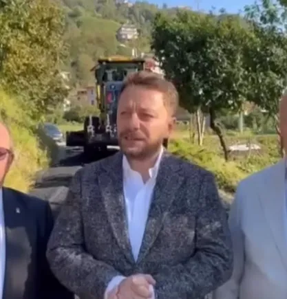 Çayeli’nde Şairler Yolu Asfaltlanıyor