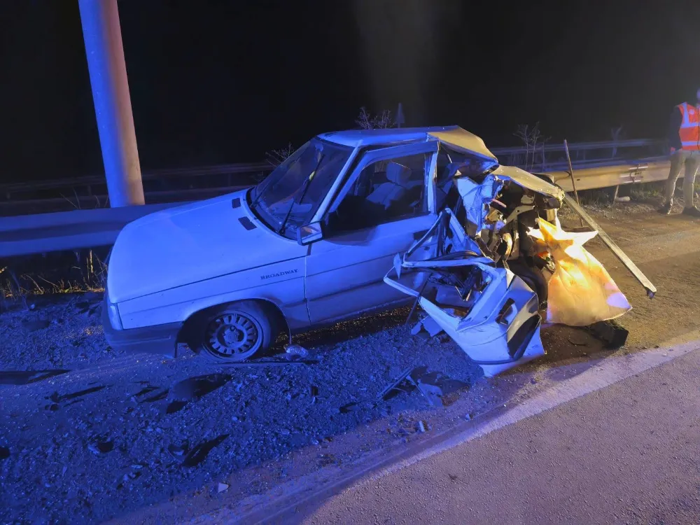 Bilecik’te tır otomobile arkadan çarptı: 1 yaralı