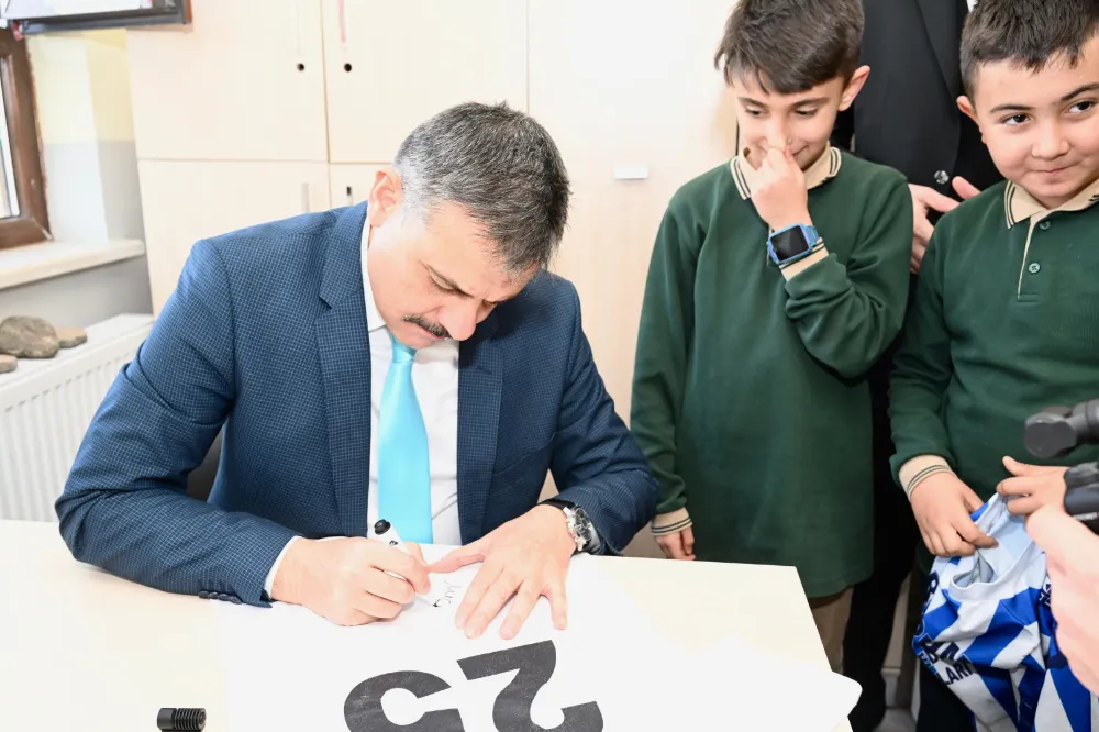 Öğrencilerden Vali Çiftçi