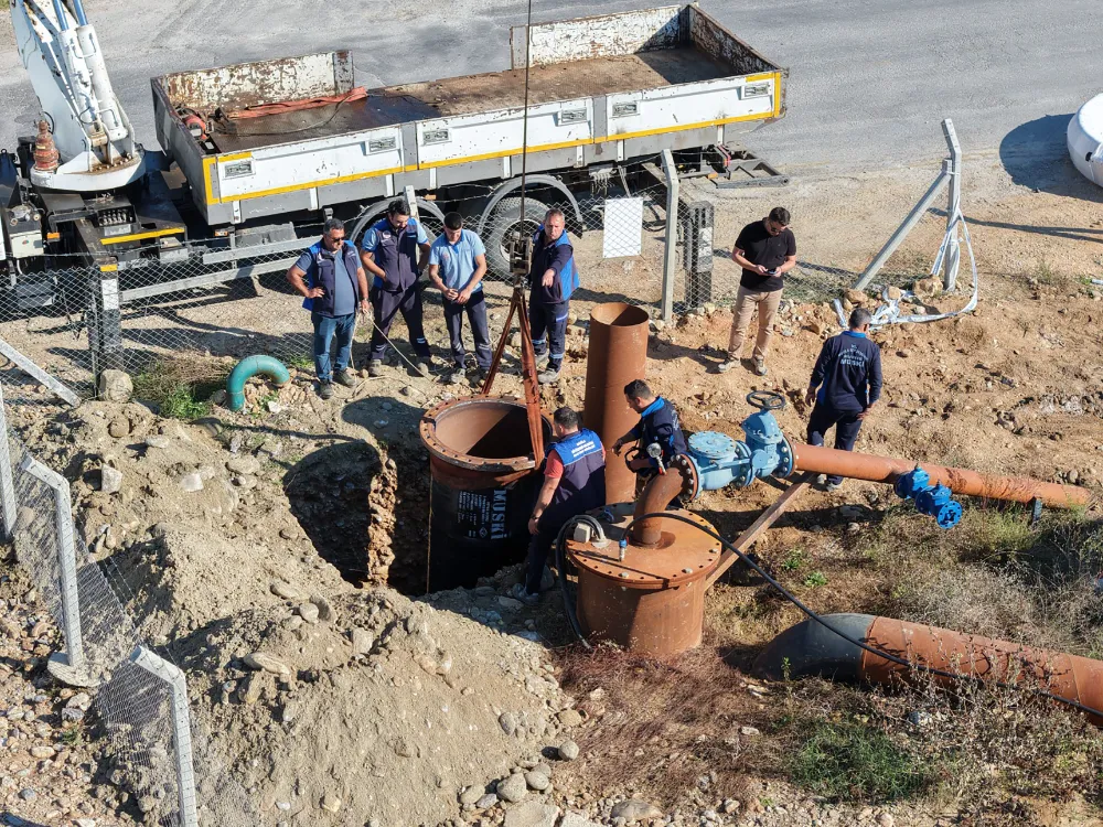 MUSKİ, Geyik Barajı hattındaki arızaları giderdi