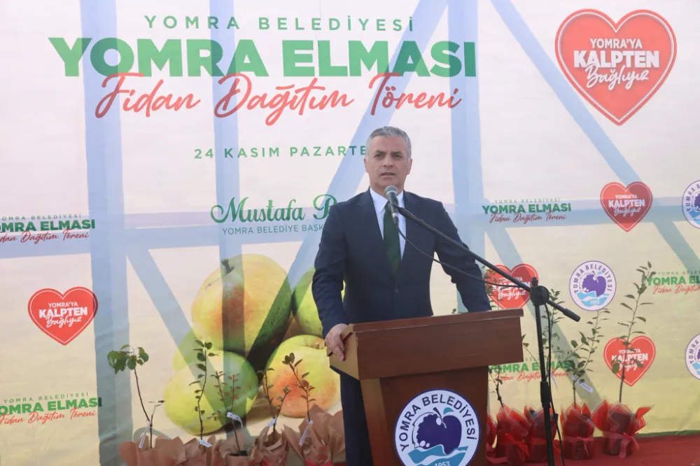 Yomra Belediyesi ve Kaymakamlık, Yomra Elması ve Armut Fidanlarını Vatandaşlara Dağıttı