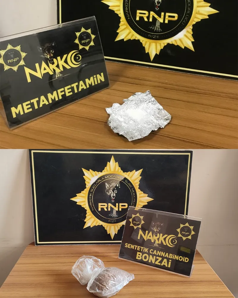 Rize’de Uyuşturucu Operasyonu: 4 Tutuklama, 1 Adli Kontrol