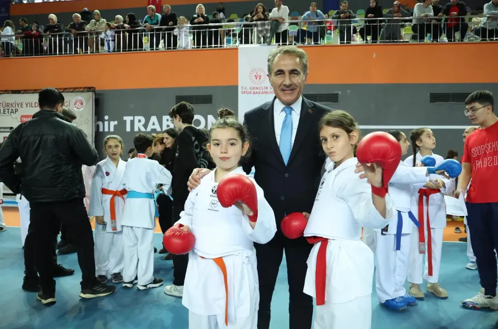 Trabzon’da Yıldızlar Ligi Karate Heyecanı Yaşandı