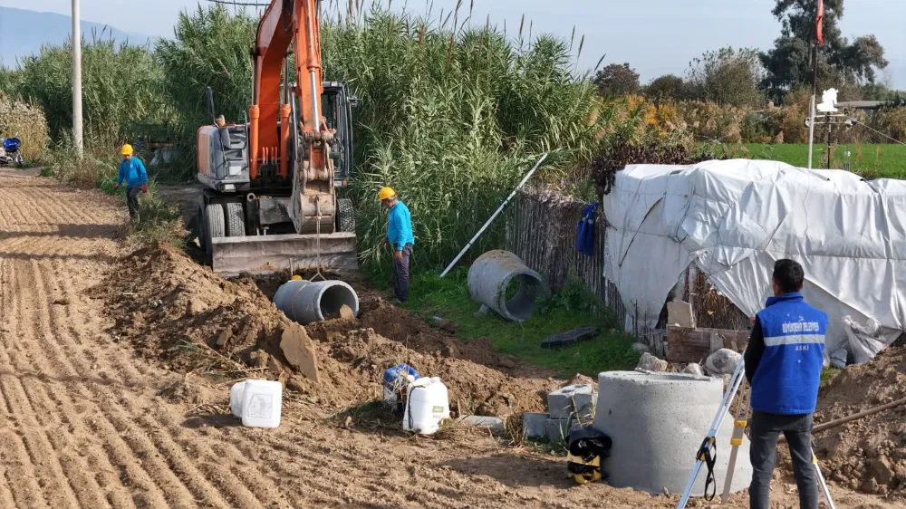 Atça’da Kanalizasyon Hattı İçin Çalışmalar Başladı