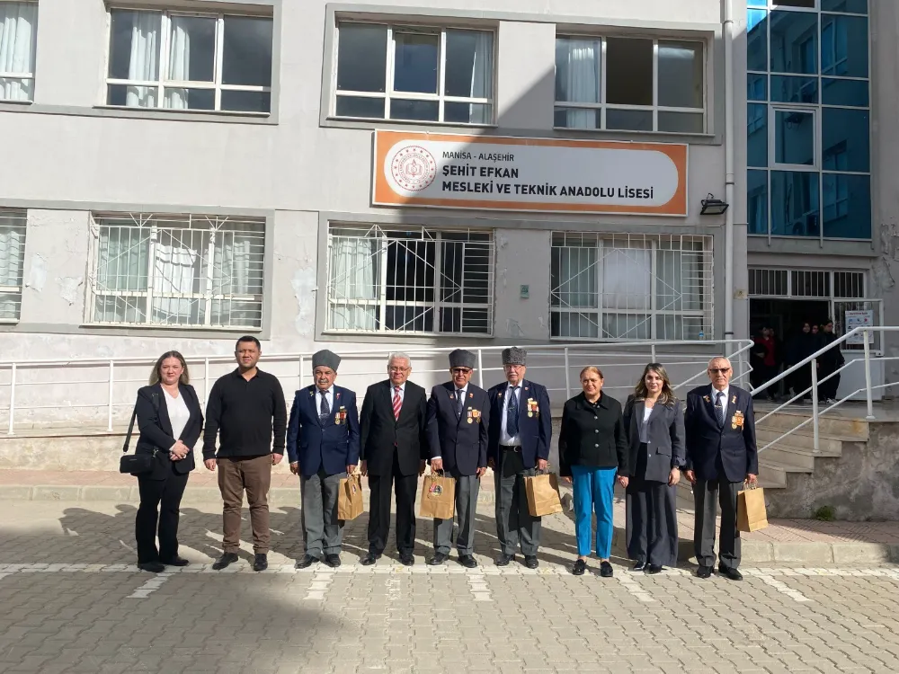 Alaşehir’de Gazilerden Gençlere Unutulmaz Vatan Dersi