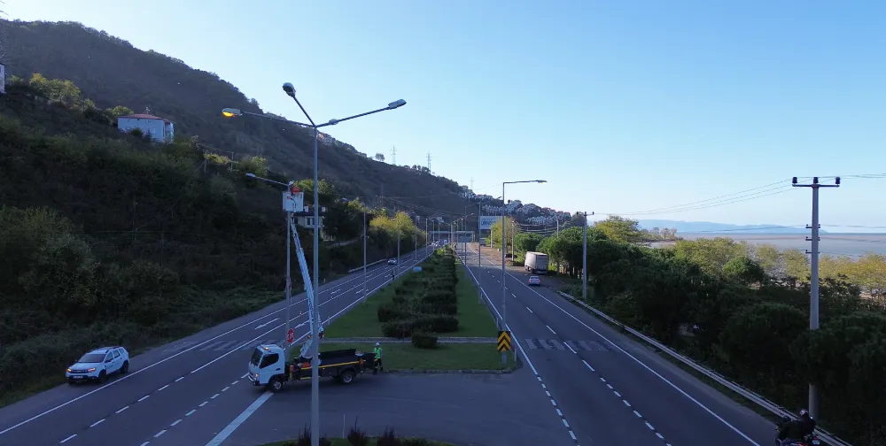 Ordu-Samsun Hattı Daha Aydınlık ve Güvenli Hale Geldi