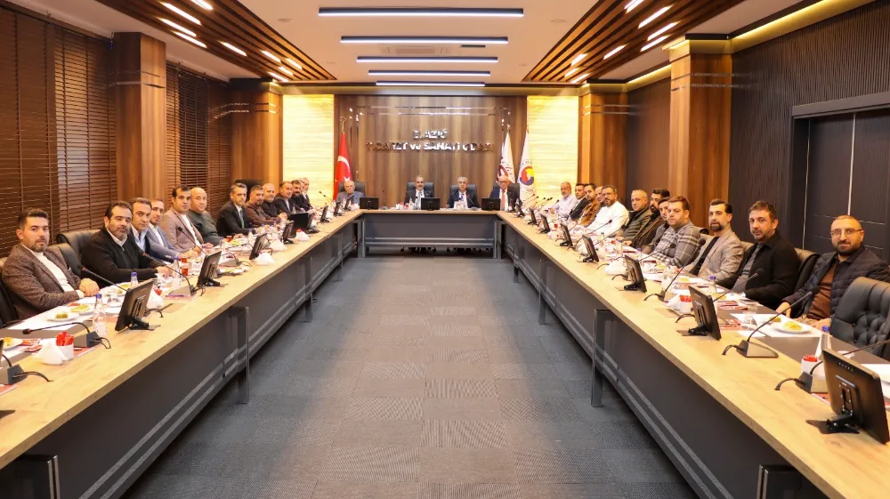 Elazığ TSO Kasım Ayı Meclis Toplantısını Gerçekleştirdi