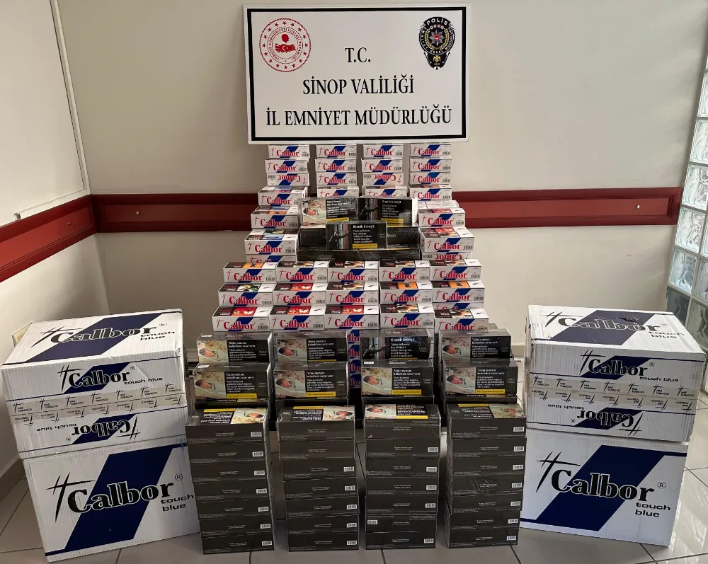 Sinop emniyetinden kaçakçılık ve uyuşturucuya eş zamanlı darbe