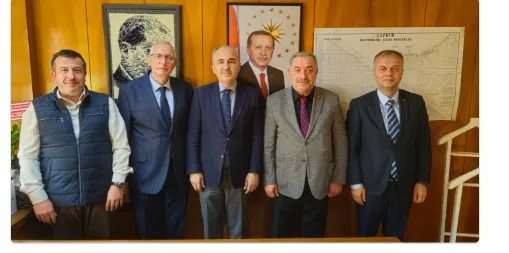 Rize Belediye Başkanı Rahmi Metin’den ÇAYKUR Yönetim Kurulu Üyelerine Hayırlı Olsun Ziyareti