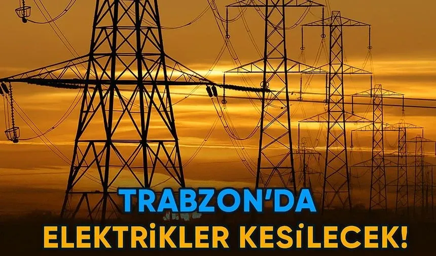 Trabzon Yomra’da Planlı Elektrik Kesintisi: Kaşüstü Mahallesi 5 Saat Enerjisiz Kalacak