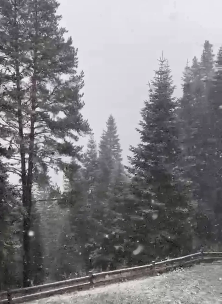 Ilgaz Dağı’nda Kar Mevsimi Başladı