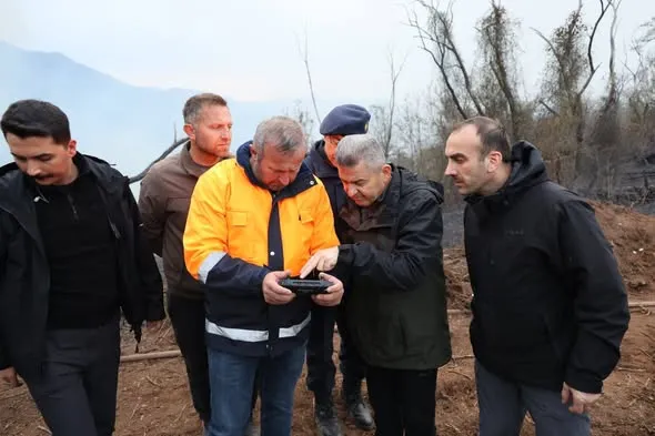Artvin’de Orman Yangınına Hızlı Müdahale: Validen Yerinde İnceleme