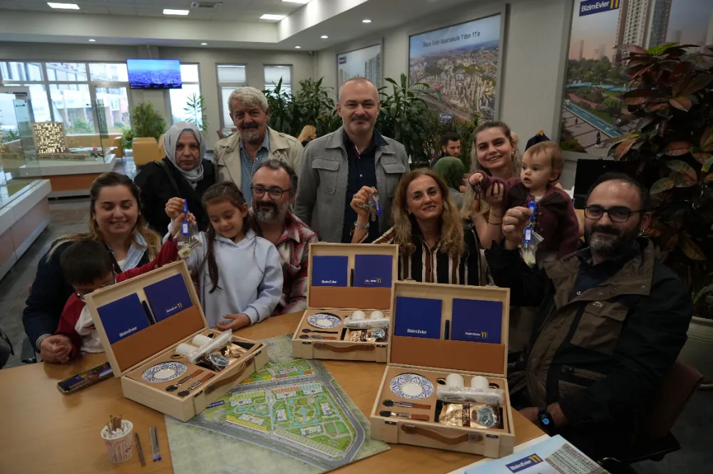 İhlas Holding’in Bizim Evler 11 Projesinde Daireler Sahiplerine Kavuştu