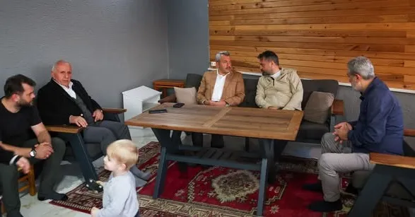 Rize Valisi Baydaş’tan Araştırmacı-Yazar Abdurrahman Uzun’a Taziye Ziyareti