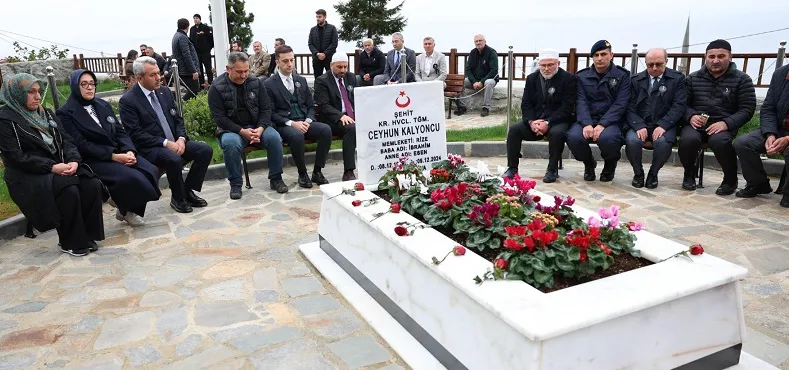 Şehit Pilot Kalyoncu, Şahadetinin Birinci Yılında Kabri Başında Dualarla Anıldı 