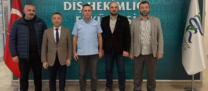 Yeşilay Rize İl Başkanlığından Diş Hekimliği Fakültesi Dekanına Hayırlı Olsun Ziyareti