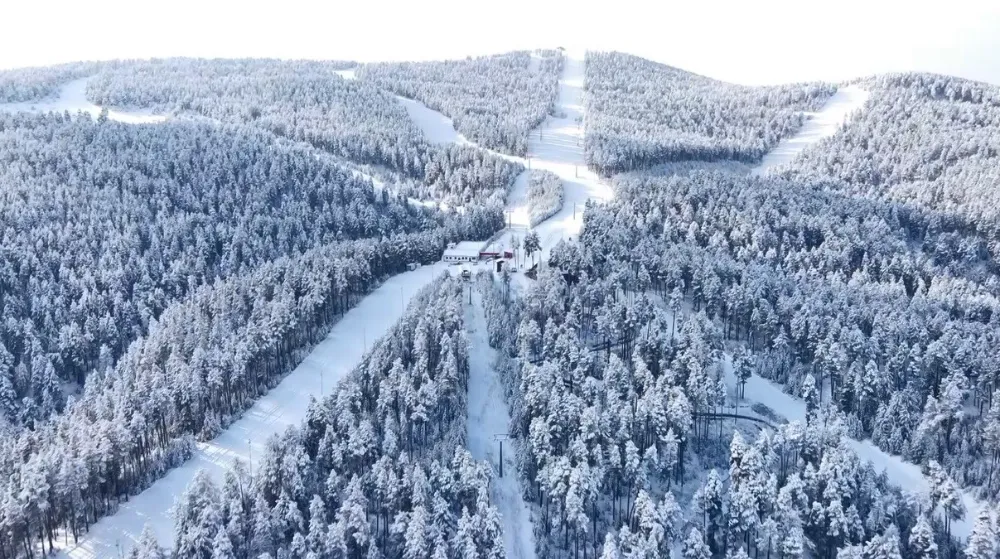 Beyaz Cennet Sarıkamış Havadan Görüntülendi