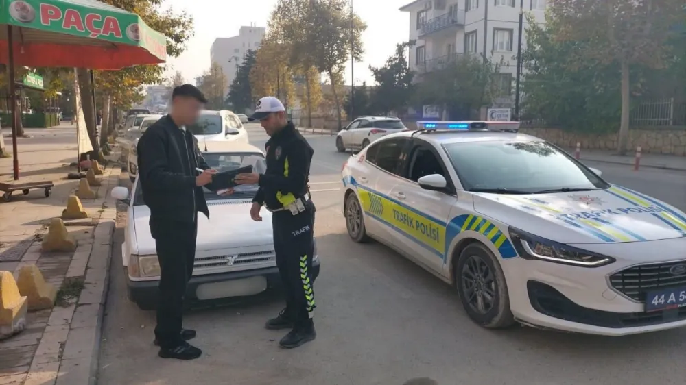 Malatya’da Drift Yapan Sürücüye Ceza ve Trafikten Men