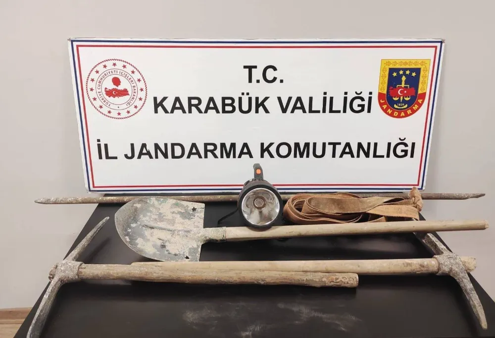 Karabük’te kaçak kazı yapan 5 kişi yakalandı