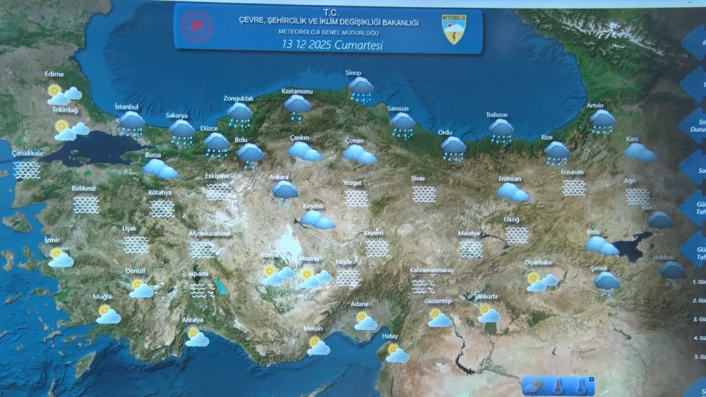 “Yurt Genelinde Hava Sıcaklıkları Mevsim Normallerinde Seyredecek”