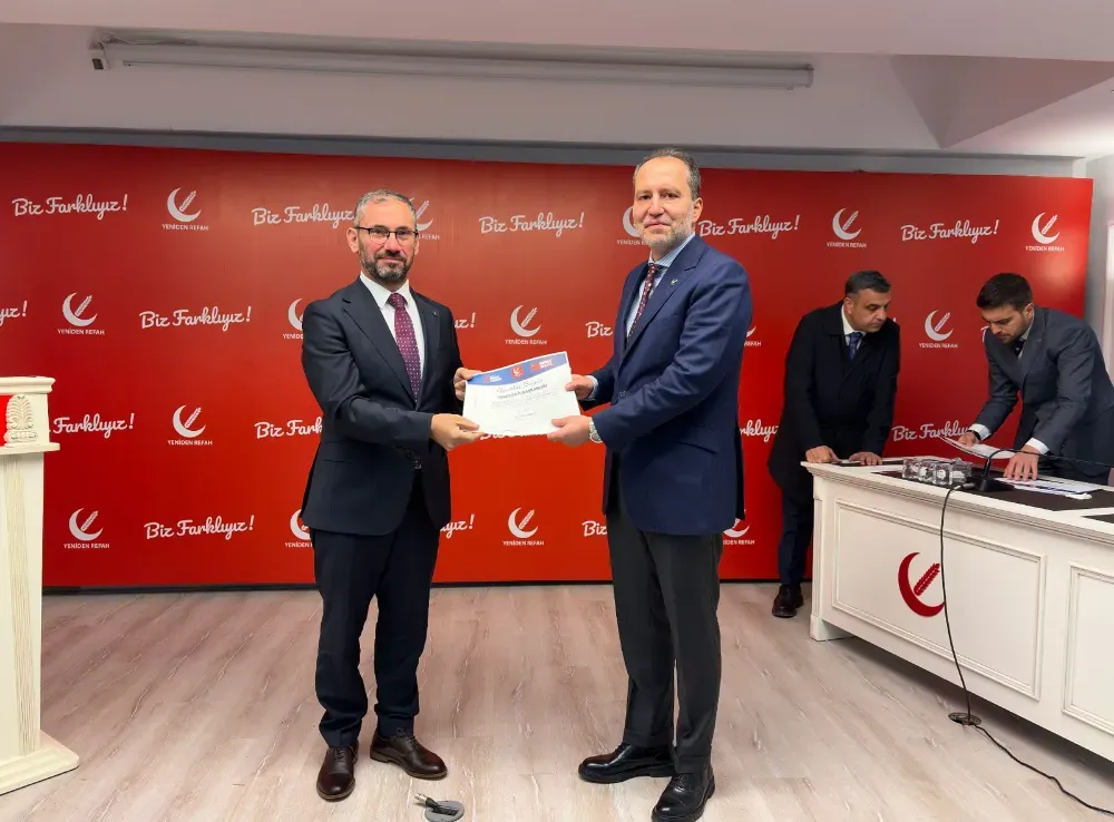 Yeniden Refah Partisi Trabzon İl Başkanı Pulat, Ankara’da Erbakan ile Görüştü