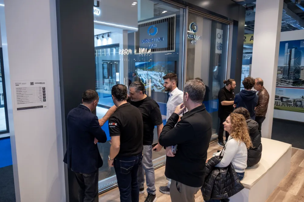 Cosabella’nın SD 36 Minimal Alüminyum Sistemi Window Eurasia 2025’te Büyük İlgi Gördü