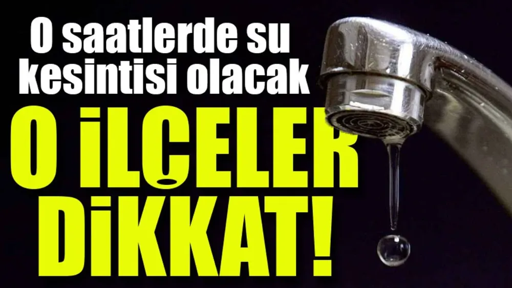 Trabzon’da Su Kesintisi Alarmı: Birçok Mahallede Vanalar Kapandı