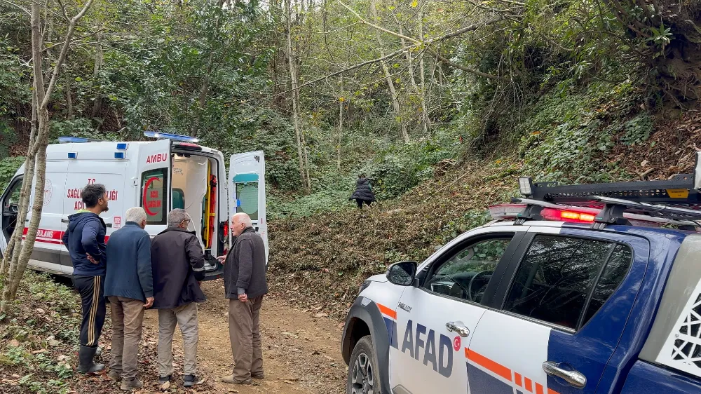 Rize’de Kestiği Ağacın Çarptığı Vatandaş Uçuruma Düştü