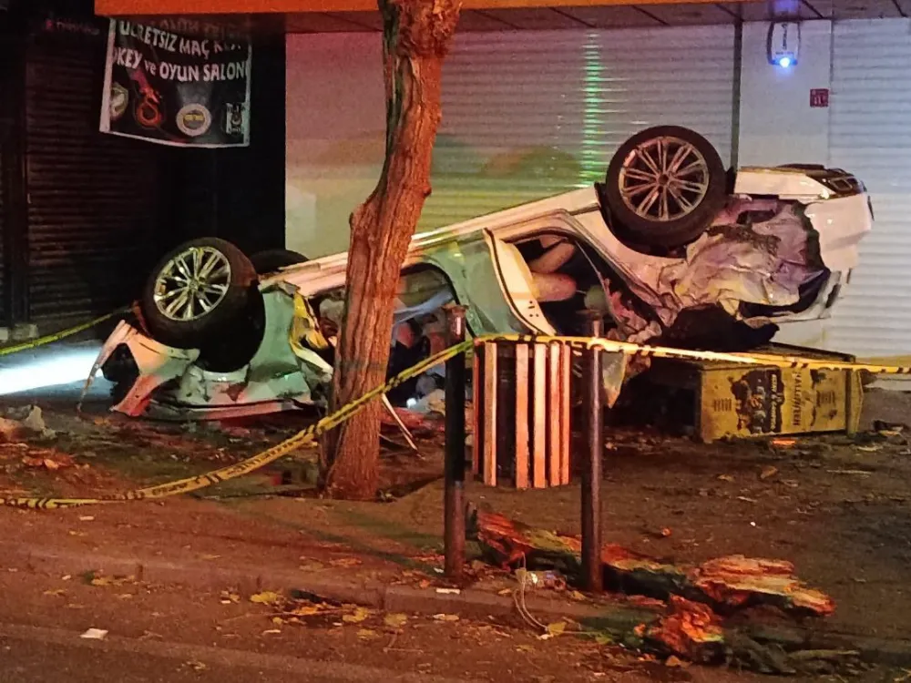 Diyarbakır’da Feci Kaza: Araç Takla Attı, 1 Ölü 1 Yaralı